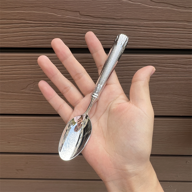 【麦穗系列】304不锈钢主餐勺吃饭勺汤勺调羹成人汤匙西餐勺