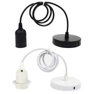 灯座吊灯线复古工业风简装 家居E27灯头明装 餐吊单头DIY吊灯 包邮