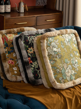 American Light Luxury Throw Pillow with Core Plush Thickene