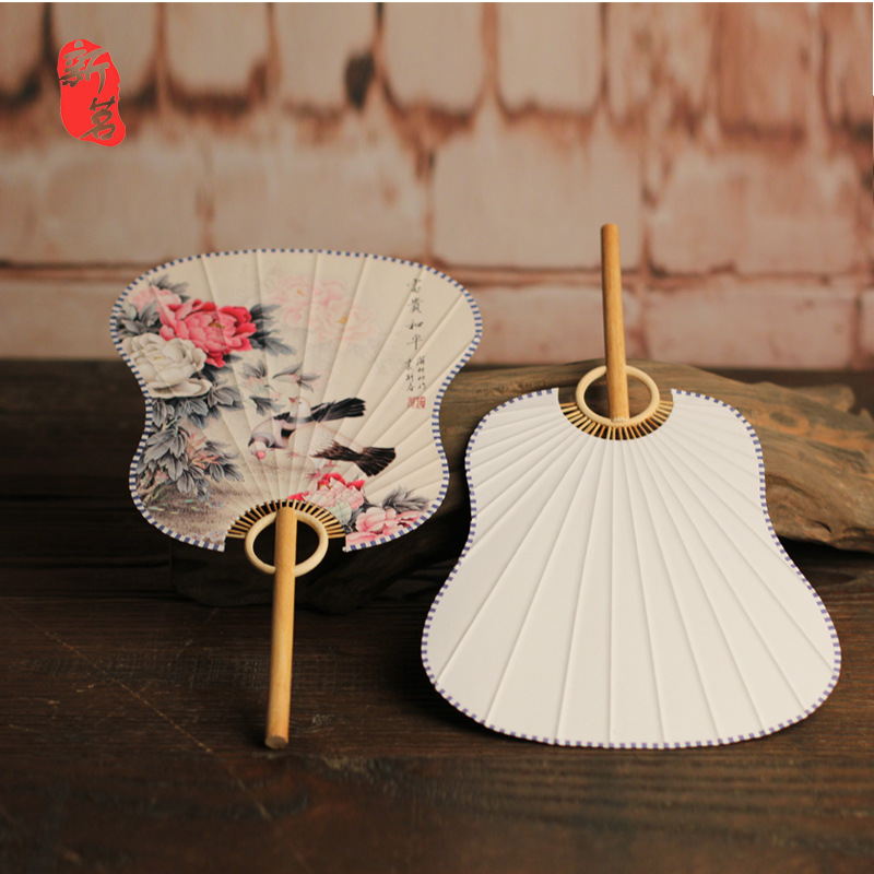 手工和风布面团扇圆古老