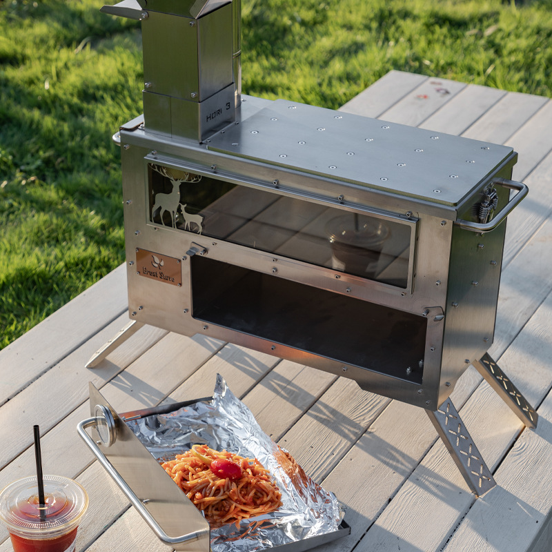 绿炉户外颗粒柴火露营帐