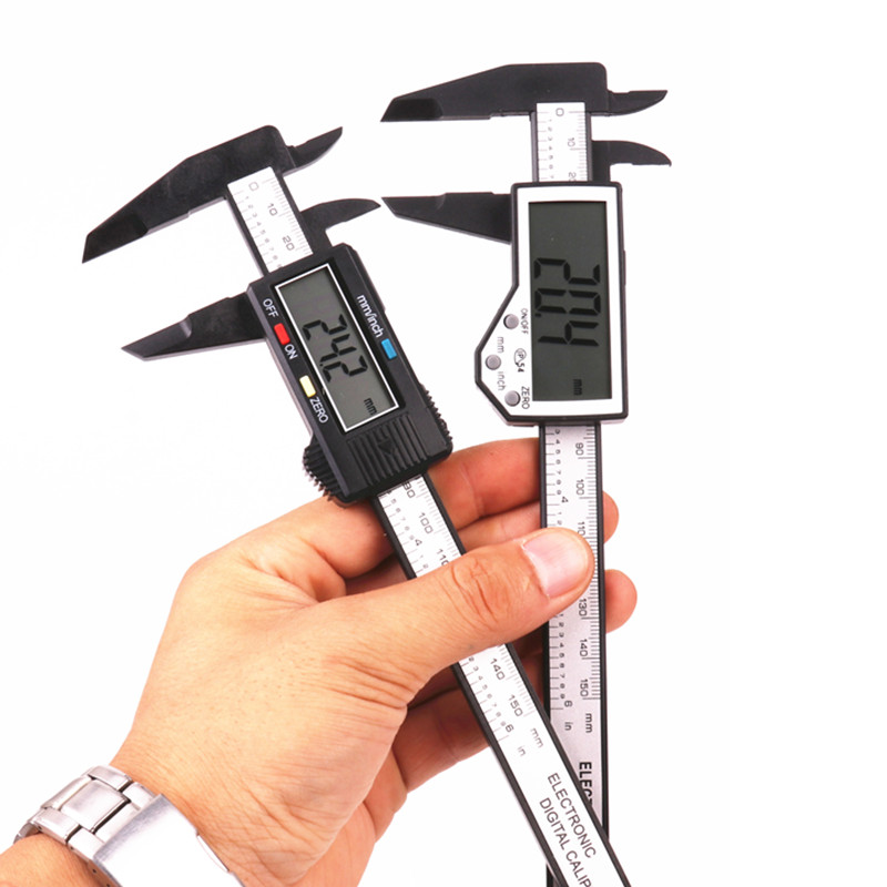 0-150数显卡尺塑料卡尺迷你小游标卡尺测量学生教学文玩珠宝卡尺