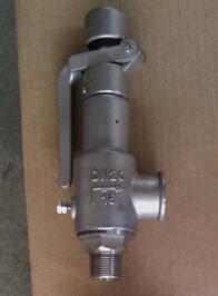 304不锈钢丝扣弹簧全启式安全阀A28W/H/Y-16P/25P/40PDN15 20 25