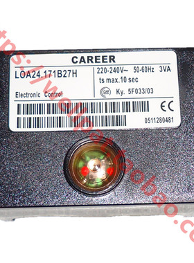 CAREER凯利燃烧机程控器LOA24.171B27H柴油甲醇点火控制器后感光