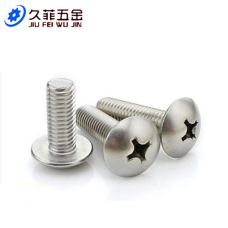 不锈钢十字槽大扁头圆蘑