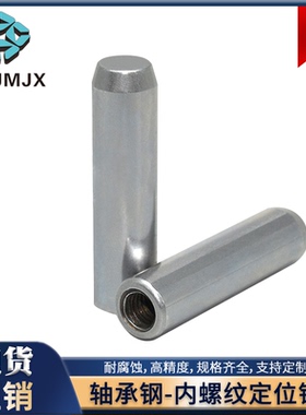 MSTM销钉定位销插销固定圆柱销一端带拉拔内螺纹加硬淬火销456810
