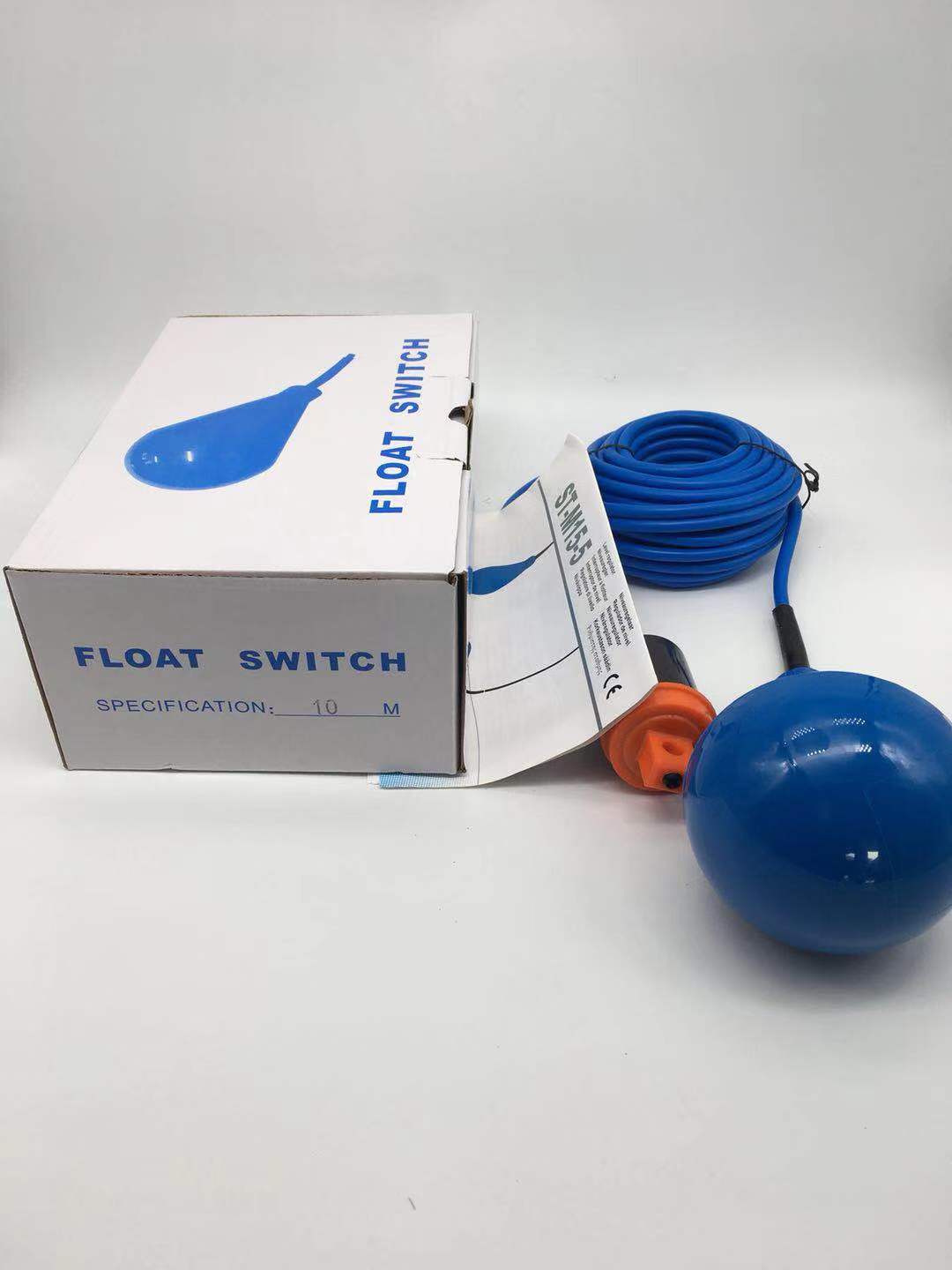 蓝色灯泡型液位开关 ENM10液位控制器 水位报警器 电缆浮球