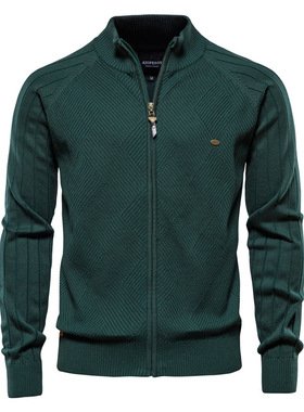 Men's sweaters cardigans 男针织开衫外套 new casual knitwear