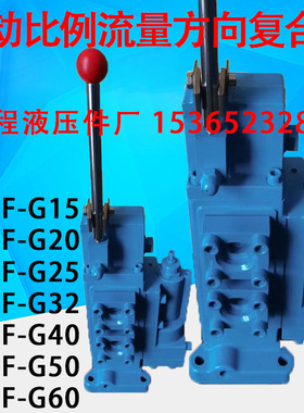 手动比例流量方向复合阀CSBF-G32 G25 G20 G40 G50西博液压件厂