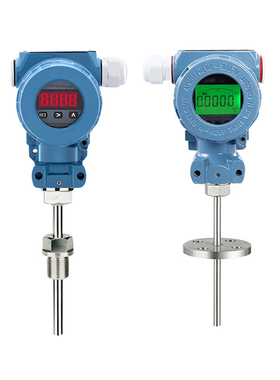 sbwr一2480 法兰式温度变送器 sbwz-2450 pt100 4-20ma 现场显示