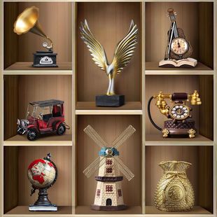 套装组合2024款上档次客厅装饰品摆件酒柜电视柜高级感工艺品