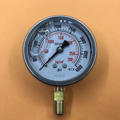 防震减振耐震压力表 YN-62mm-68mm 280kg/cm2 4000psi zg1/4牙