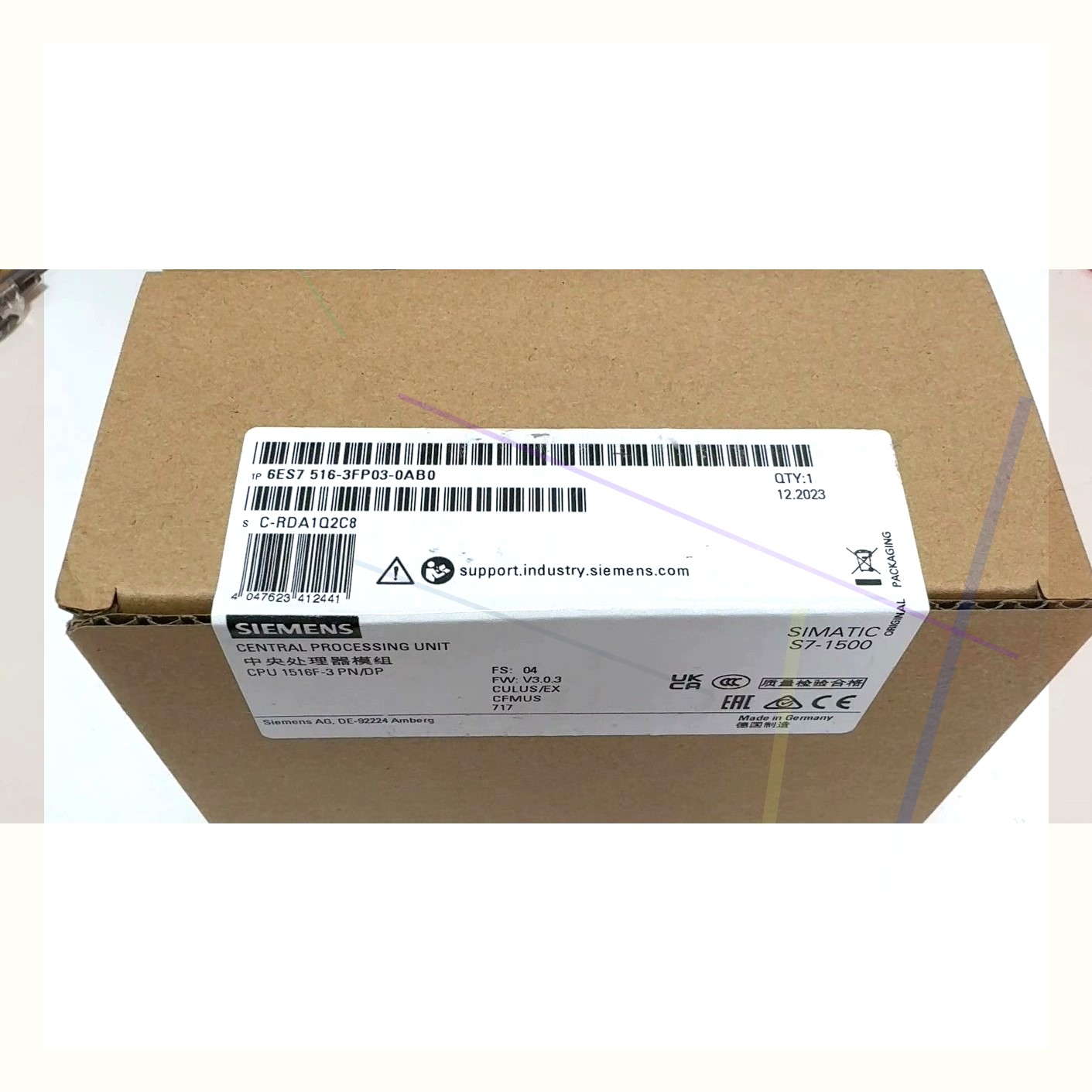 询价西门子6ES7 516-3FP03-0AB0 图片为实物拍摄议价