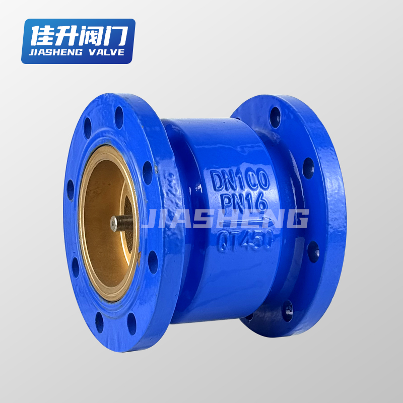 法兰消声止回阀音立卧式