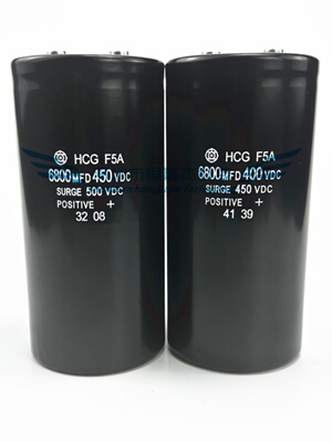 全新原装450V6800UF 日立HCG F5A 电解电容 400VDC6800MFD变频器