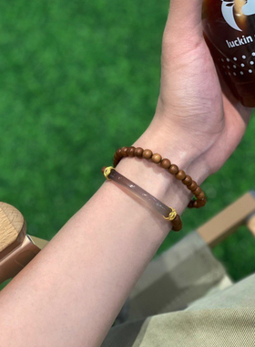 原创设计天然老山檀多圈