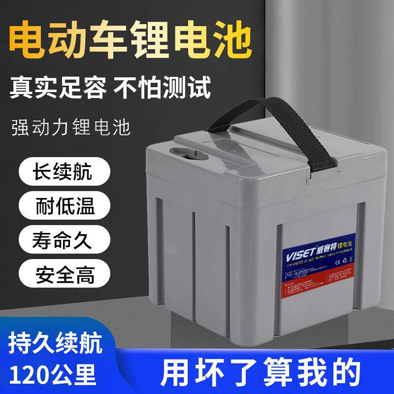 48V新国标60V大容量全新锂电池超长续航摩托电动车锂电池用外卖车