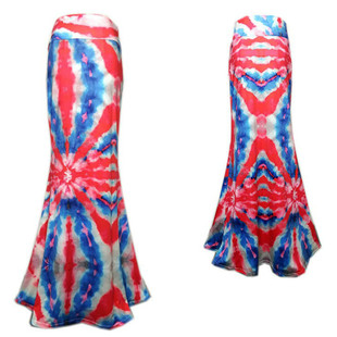 skirt sexy package fishtail 印花包臀魚尾裙 hip Printed