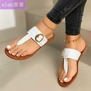 large size slippers平底凉鞋 women shoes sandals Women flat