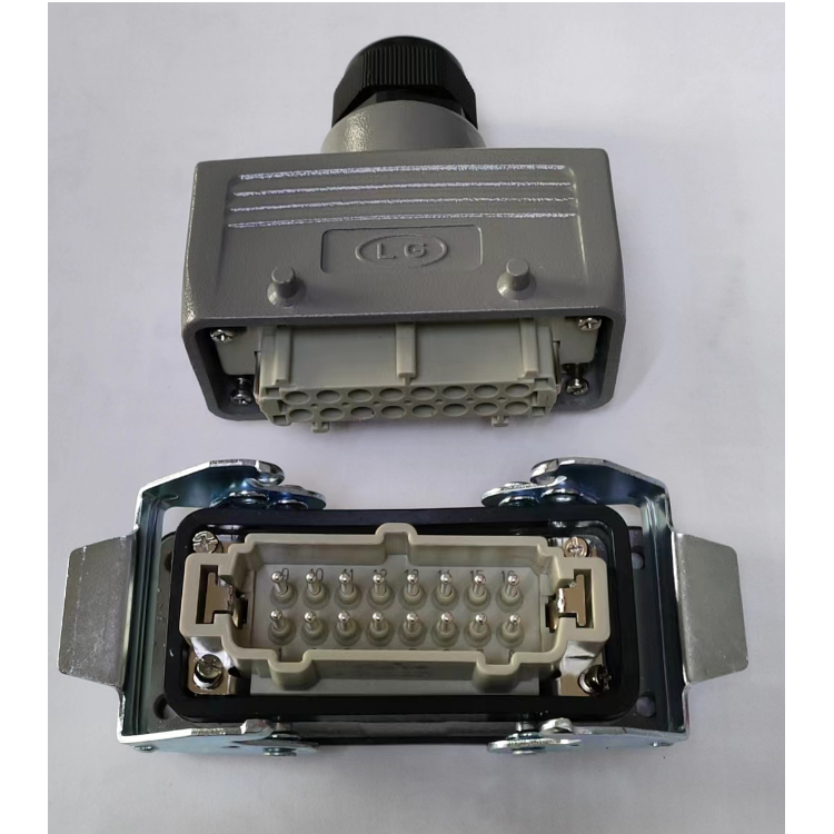 工业重载连接器针插座芯