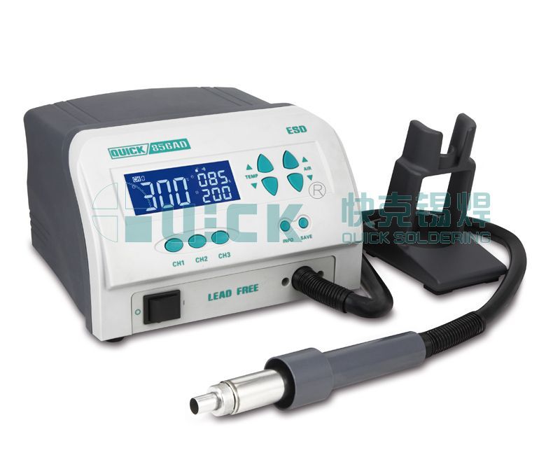 QUICK/快克正品无铅热风拆焊台 快克856AD/856AX  1300W功率焊台