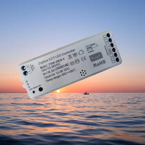 tuya涂鸦zigbee灯带RGB幻彩控制器 蓝牙wifi流水 跑马模式