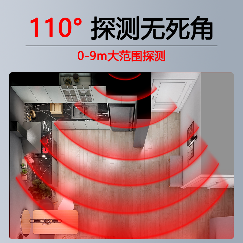 红探头报警器防盗家用远