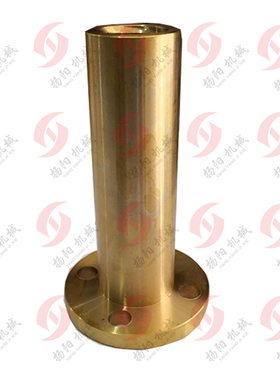 昆明汉川镗床罗母T68/T611B/TPX613升降螺母2627 2头铜螺母 长220