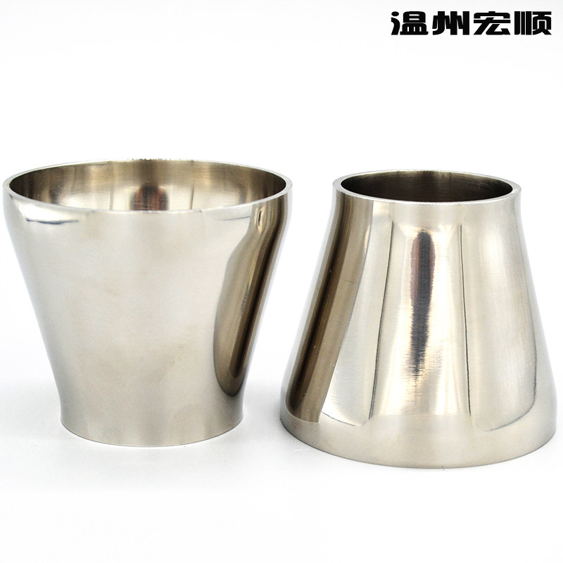 内粗抛19-89规格304不锈钢卫生级大小头异径管焊接变径接头直接