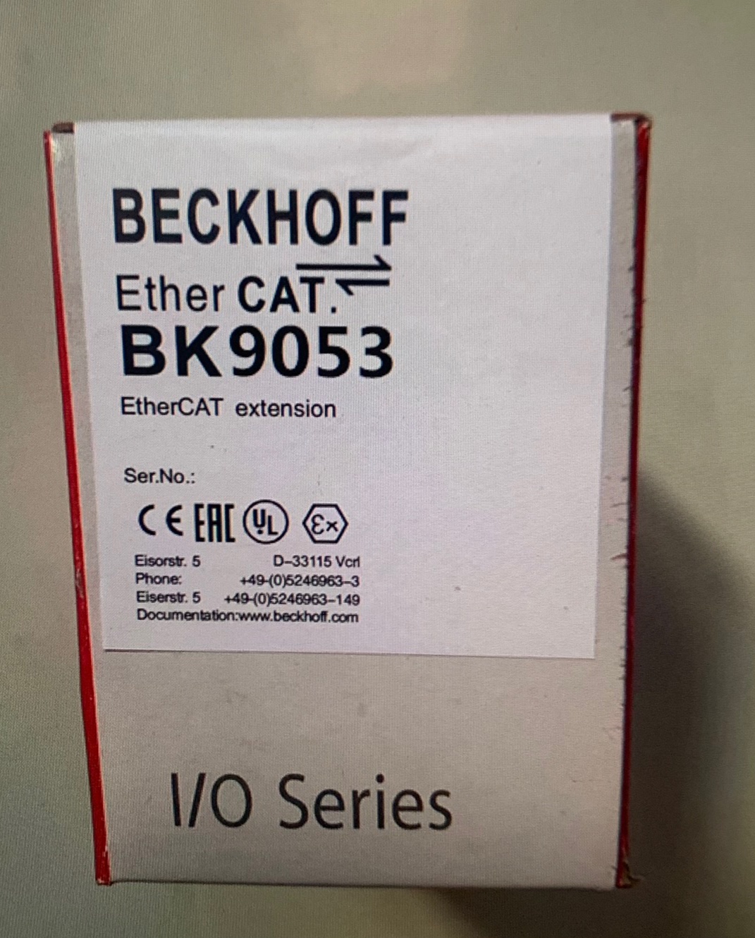 倍福模块 BK9053欢迎咨询