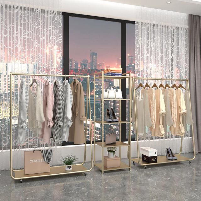 服装店衣架展示落地立式