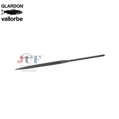 瑞士进口 Glardon Vallorbe鱼牌竹叶锉 单边三角执模整形金工锉刀