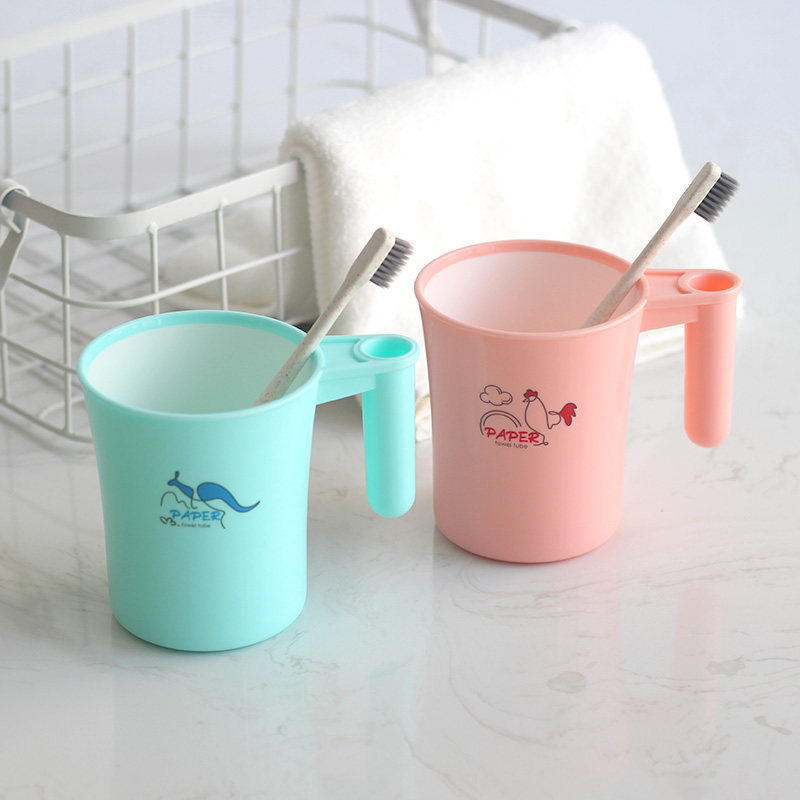创意漱口杯塑料刷牙杯带手柄洗漱水杯卫生间加厚简约牙缸牙刷杯,清洗/食品/商业设备,风口/风叶/风机配件,淘宝优惠券,粉丝福利购,淘宝优惠卷