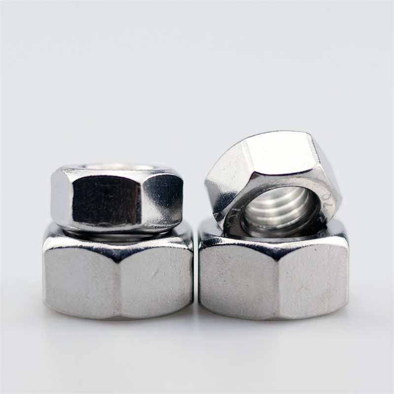不锈钢加厚六角螺帽正牙