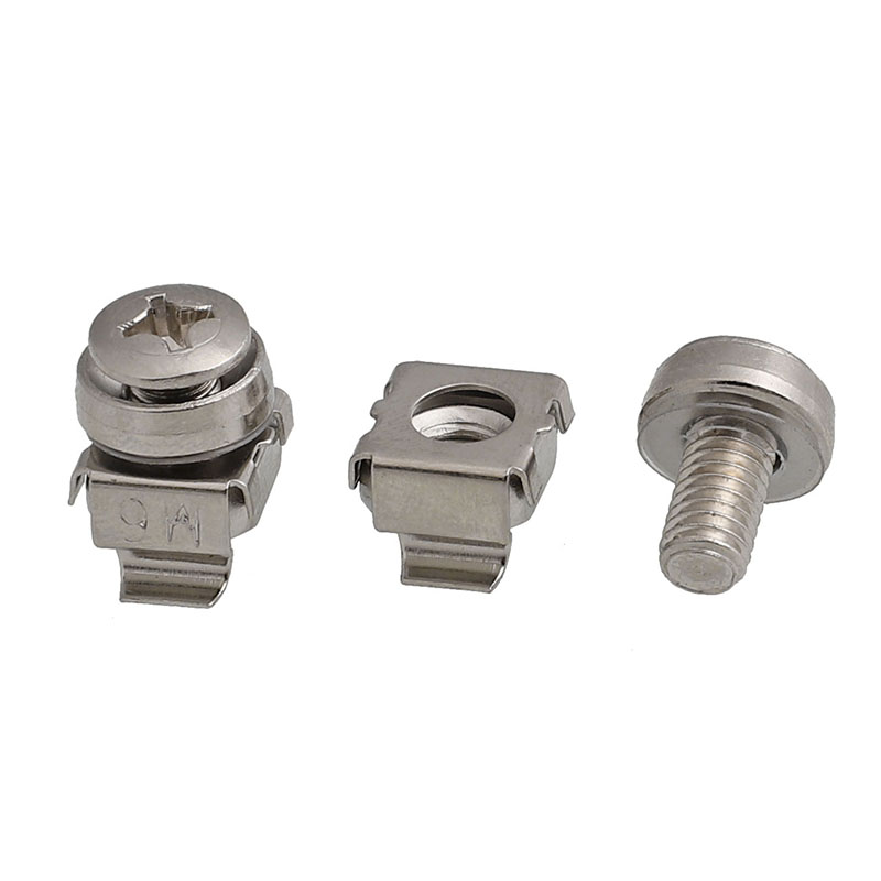 镀镍机柜螺丝卡扣母皇冠