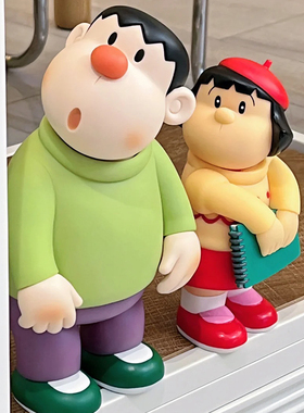 可爱胖虎客厅玄关桌面摆