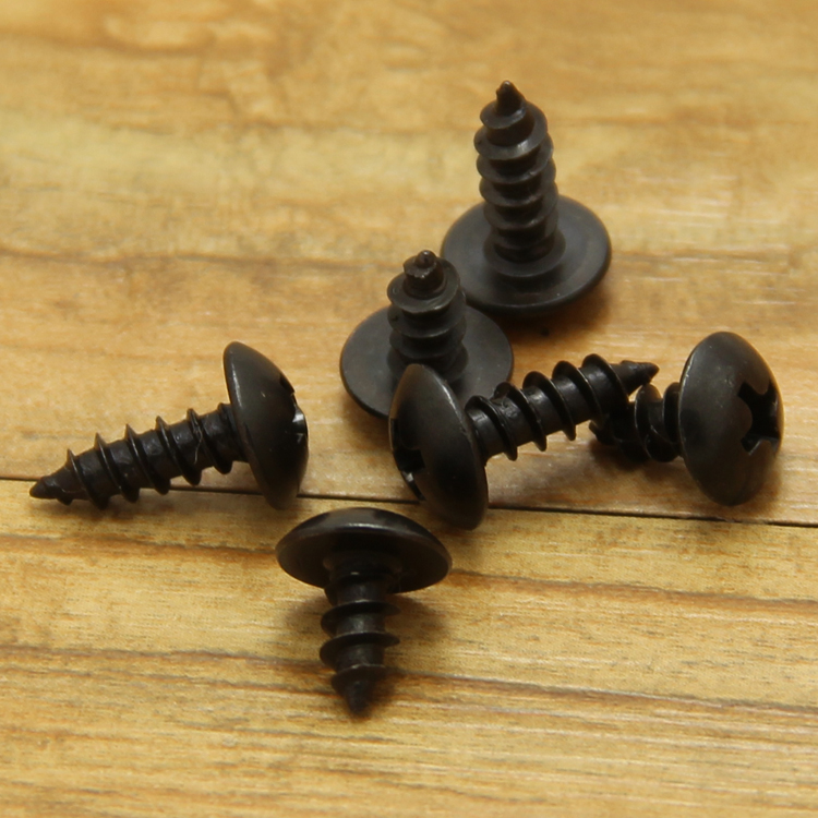 黑色十字大扁头自攻螺丝