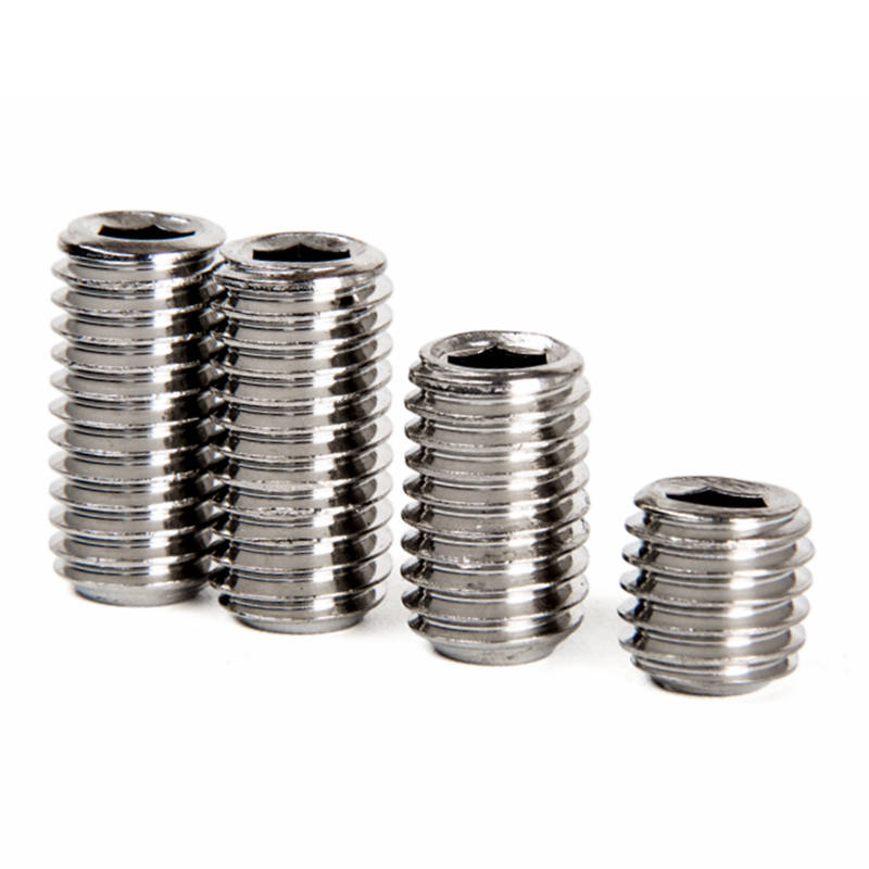 不绣钢凹端紧定螺钉基米