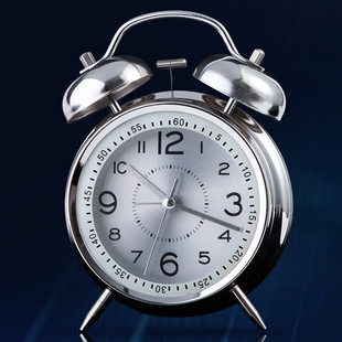 。学生上链钟表小学生机械闹钟金属闹铃定时器倒计时起床学生用的