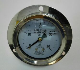 油压表 SYCIF YN-60ZT  0-40mpa  轴向1/4PT（带前边）耐震压力表