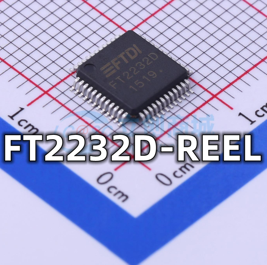 全新原装 FT2232D-REEL 封装LQFP-48 USB转UART接口协议芯片 现货