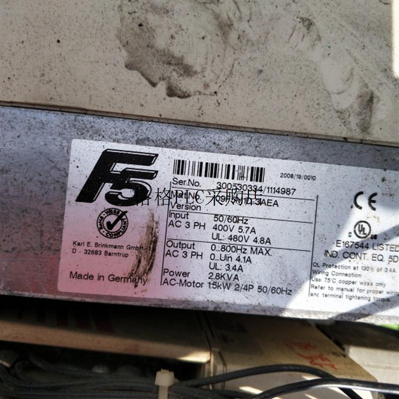 议价 科比F5变频器 09F5M1D-3AEA 1.5KW