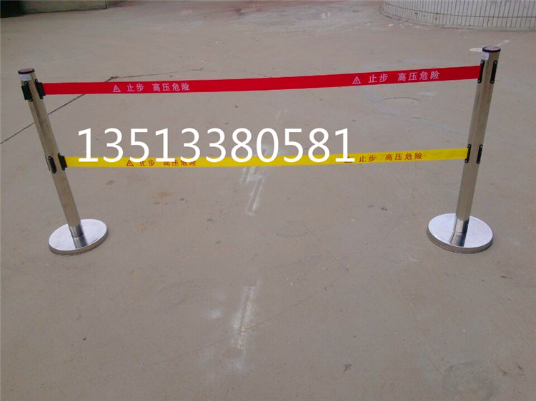 警戒围栏不锈钢伸缩银行