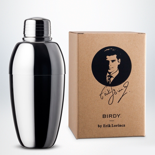 酒吧调酒 日本进口BIRDY Shaker不锈钢调酒器三段雪克壶摇酒壶
