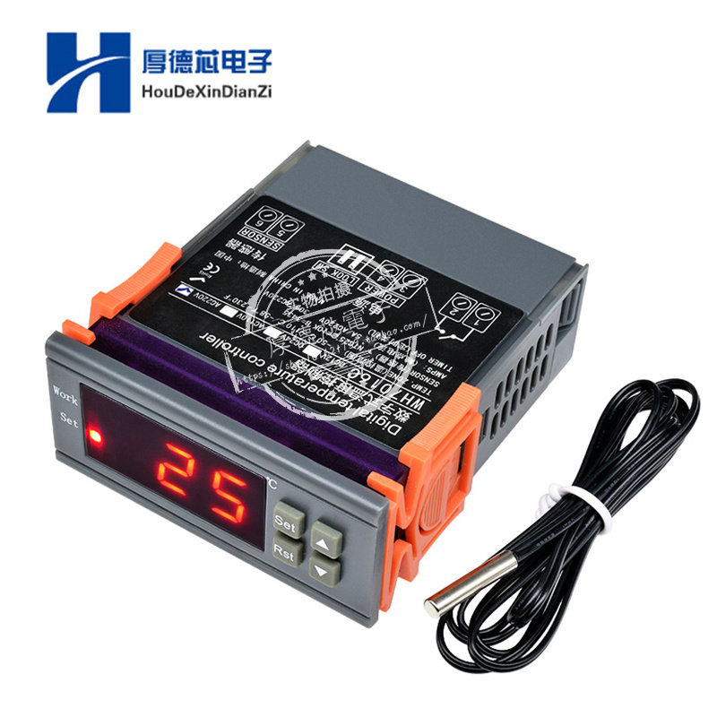 WH7016C高精度带冷热控制恒温电子温控器 温度控制器孵化冰柜酒柜