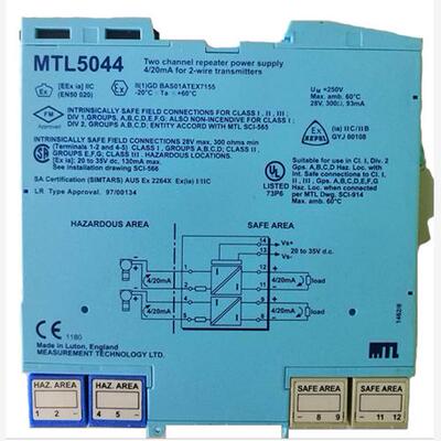 MTL安全栅英国库存现货正品 提供技术支持 MTL5044议价