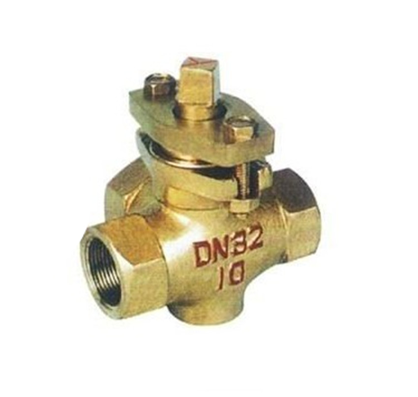 X14W-10T 全铜内螺纹三通旋塞阀DN15 20 25 32 40 50 65 80