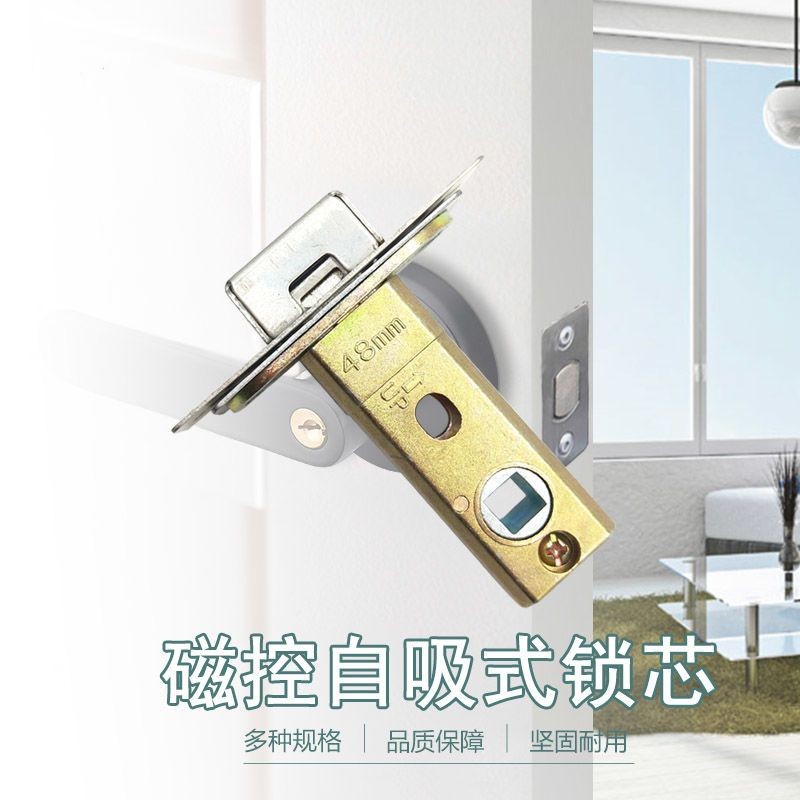 卫浴门磁性锁芯静音铁中