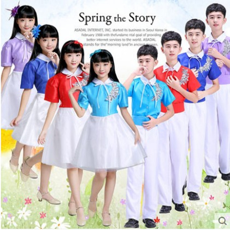 合唱服装高中大小学生学