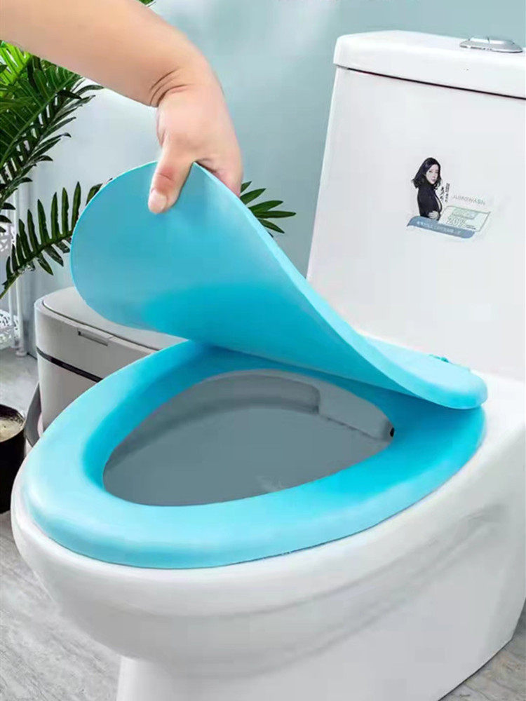 轻便软马桶盖家用坐垫座便器软圈发泡盖圈通用座圈软泡沫彩色柔软